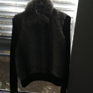 Faux Fur Sweater